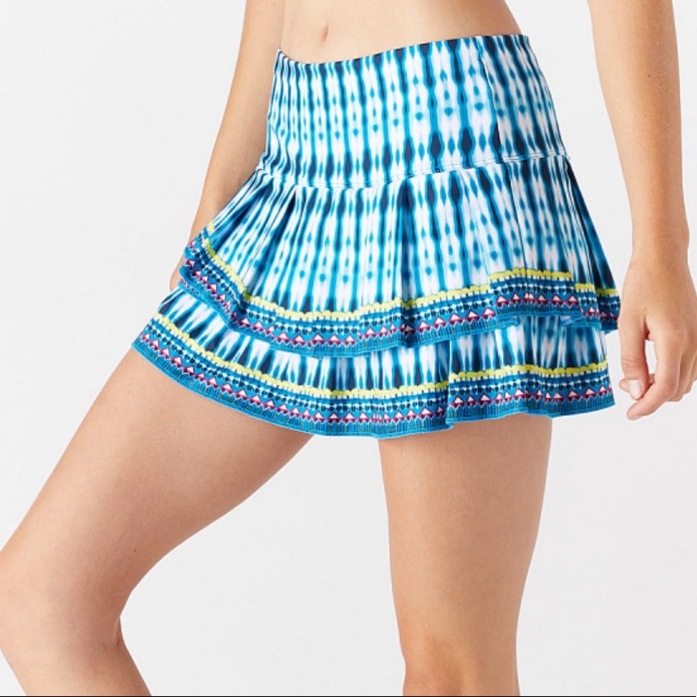 Tennis skirt and shirt